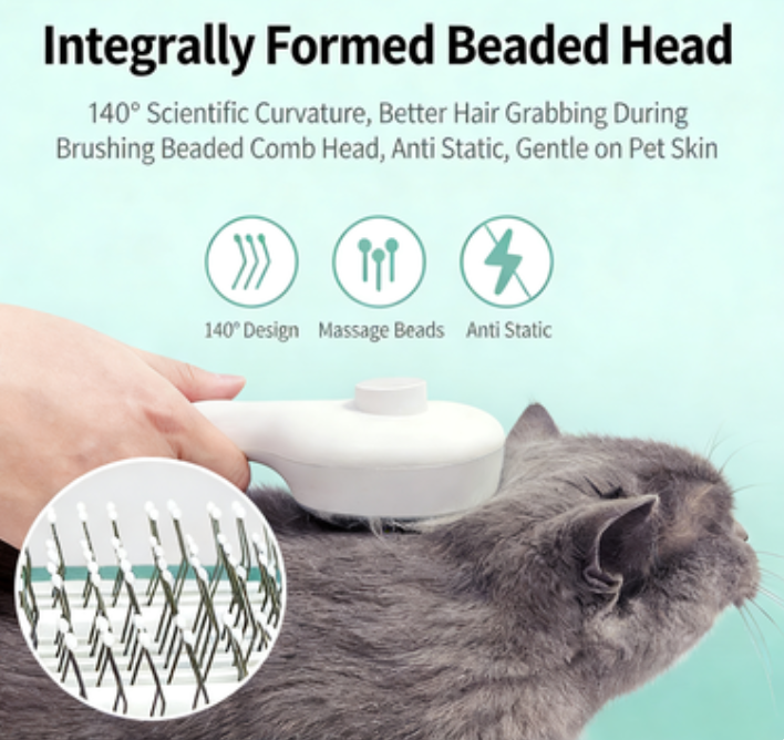 UV Sterilization Pet Grooming Comb