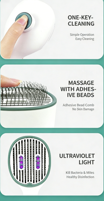 UV Sterilization Pet Grooming Comb