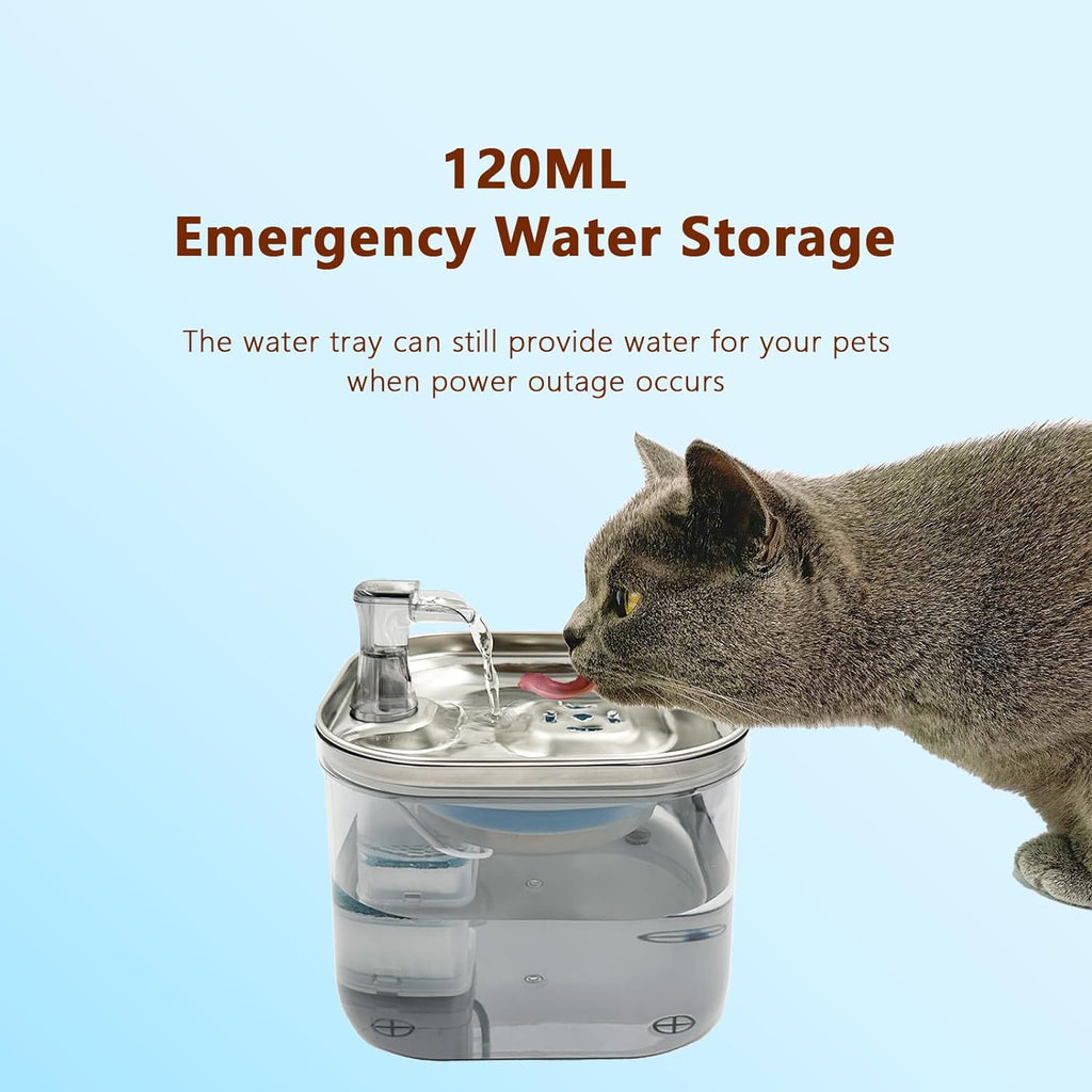 Smart Pet Water Fountain with Temperature Control & Filtration
