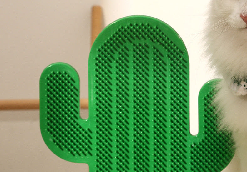 仙人掌猫抓板带猫薄荷球玩具