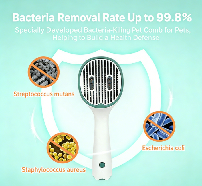 UV Sterilization Pet Grooming Comb