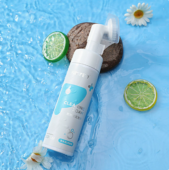 宠物爪子免洗清洁泡沫刷