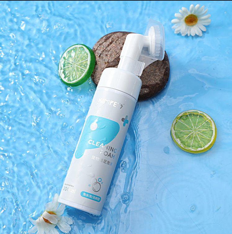 宠物爪子免洗清洁泡沫刷