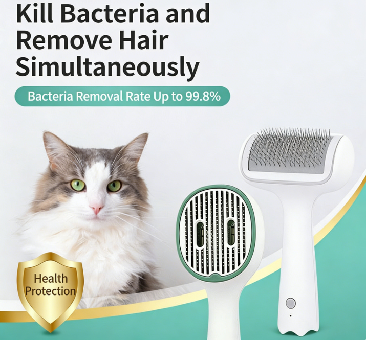 UV Sterilization Pet Grooming Comb