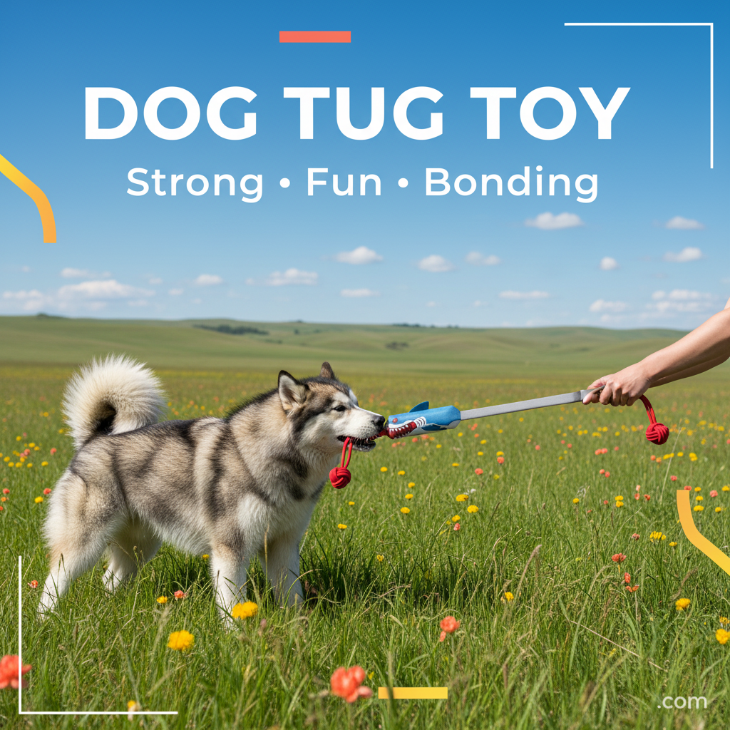 Dog Tug Toy - Alaskan Malamute Outdoor Play