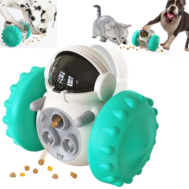 Smart Interactive Pet Feeder Toy Car - Slow Feeding & IQ Training