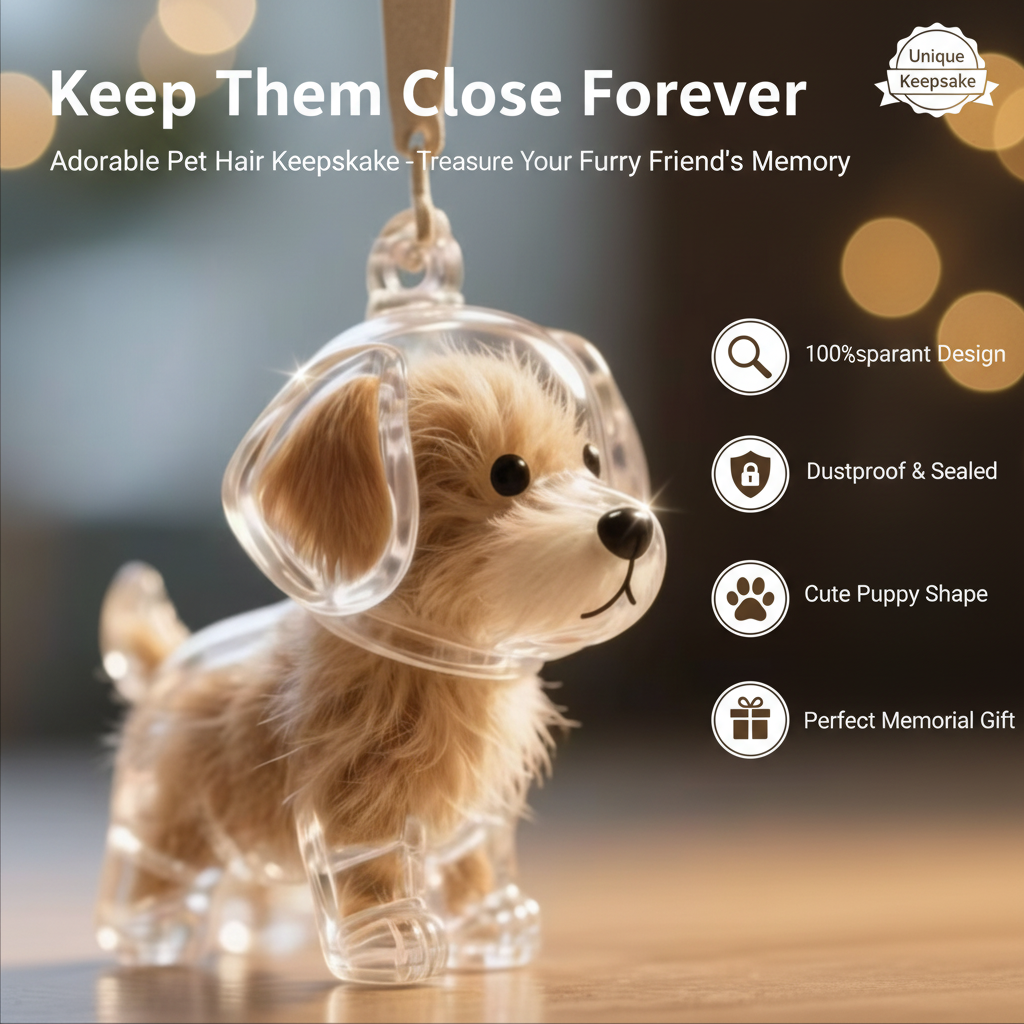 Keep Them Close Forever - Pet Hair Keepsake