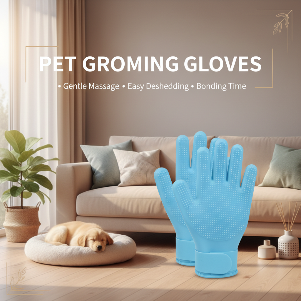 Pet Grooming Gloves - Cozy Home Style