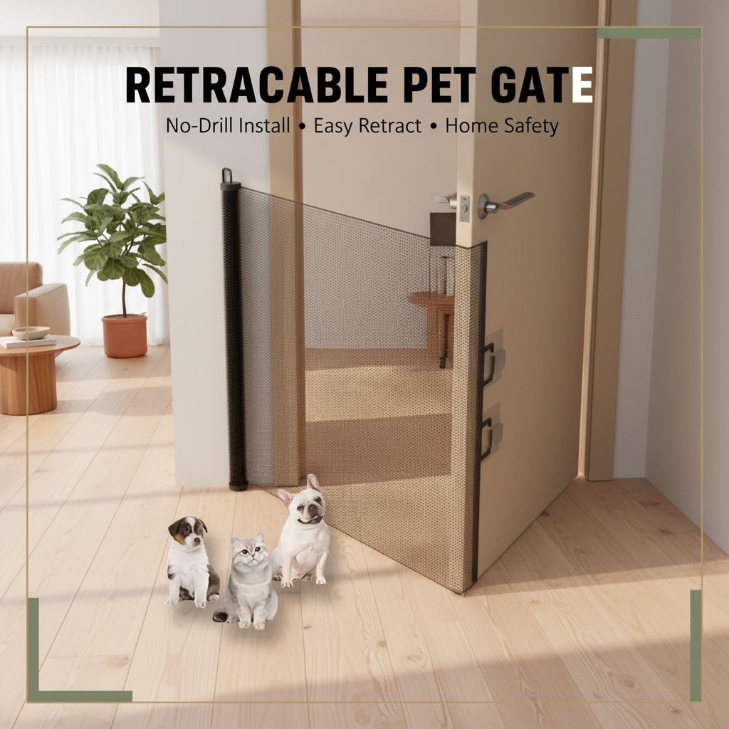 Retractable Pet Gate - Home Interior Style