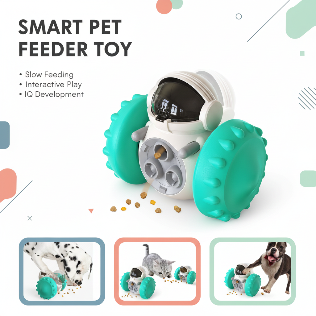 Smart Pet Feeder Toy - Interactive Design
